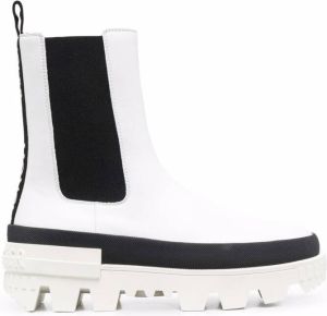 Moncler Coralyne Chelsea boots White