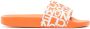 Moncler embossed-logo slides Orange - Thumbnail 1