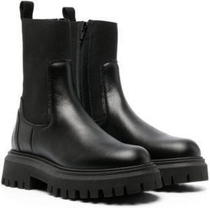 Moncler Enfant chunky-sole Chelsea boots Black