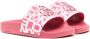 Moncler Enfant Jeanne logo-print slippers Pink - Thumbnail 1
