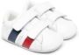 Moncler Enfant logo stripe pre-walkers White - Thumbnail 1