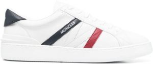 Moncler faux-leather sneakers White