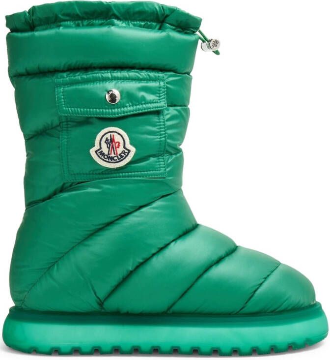 Moncler Gaia padded snow boots Green