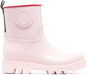 Moncler Ginette ankle rain boots Pink