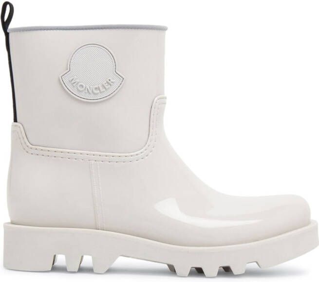 Moncler high-shine finish ankle boots 20H