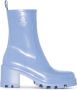 Moncler Loftgrip 75mm chunky rain boots Blue - Thumbnail 1
