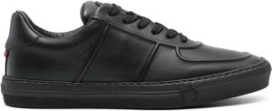 Moncler logo-debossed round-toe sneakers Black