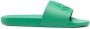 Moncler logo-embossed slides Green - Thumbnail 1