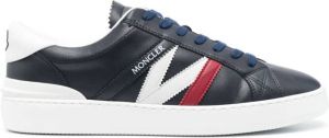 Moncler logo low-top sneakers Blue