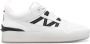 Moncler logo-patch leather sneakers White - Thumbnail 1