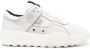 Moncler logo-patch low-top leather sneakers White - Thumbnail 1