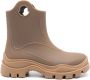 Moncler Misty chunky rain boots Brown - Thumbnail 1