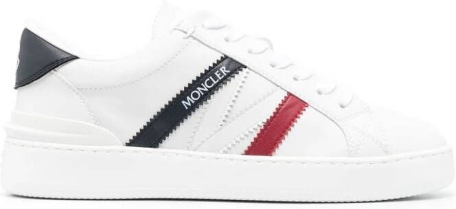 Moncler Monaco M faux-leather sneakers White
