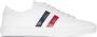 Moncler Monaco stripe sneakers White - Thumbnail 1
