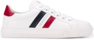 Moncler stripe detail trainers White