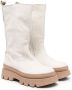 Monnalisa ankle-length ridged-sole boots White - Thumbnail 1