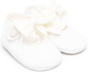 Monnalisa bow-detail ballerina-shoes White