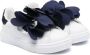 Monnalisa bow-detailing leather sneakers White - Thumbnail 1