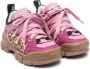 Monnalisa chunky-sole low-top sneakers Pink - Thumbnail 1