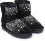 Monnalisa crystal-embellished ankle boots Black - Thumbnail 1