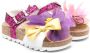 Monnalisa floral-detail 30mm sandals Pink - Thumbnail 1
