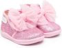 Monnalisa glitter-embellished ankle boots Pink - Thumbnail 1