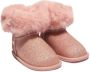 Monnalisa glitter snow boots Pink - Thumbnail 1