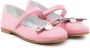 Monnalisa heart-charm ballerina shoes Pink - Thumbnail 1