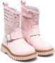 Monnalisa heart-motif ankle boots Pink - Thumbnail 1