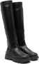Monnalisa knee-length leather boots Black - Thumbnail 1