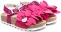 Monnalisa knot-detail 30mm sandals Pink - Thumbnail 1