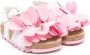 Monnalisa knot-detailing glitter sandals Pink - Thumbnail 1