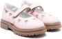 Monnalisa Mary Jane heart-motif shoes Pink - Thumbnail 1