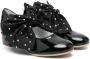 Monnalisa oversized-bow ballerina shoes Black - Thumbnail 1