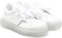 Monnalisa petal-detail low-top sneakers White - Thumbnail 1