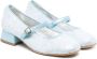 Monnalisa sequin-embellished 35mm ballerina shoes Blue - Thumbnail 1