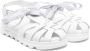 Monnalisa woven bow-detail 30mm sandals White - Thumbnail 1
