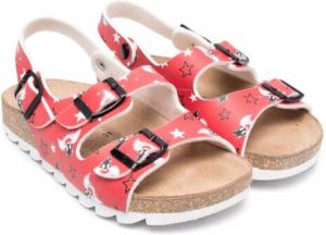 Monnalisa x Looney Tunes Sylvester double-buckle sandals Red