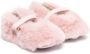 MONTELPARE TRADITION faux-fur touch-strap shoes Pink - Thumbnail 1