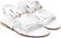 MONTELPARE TRADITION fringed leather sandals Silver - Thumbnail 1