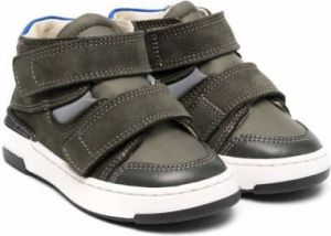 MONTELPARE TRADITION high-top touch-strap sneakers Green