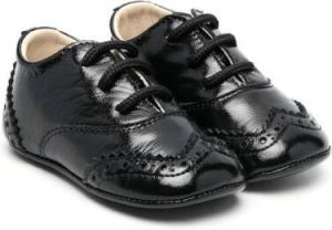 MONTELPARE TRADITION leather lace-up shoes Black