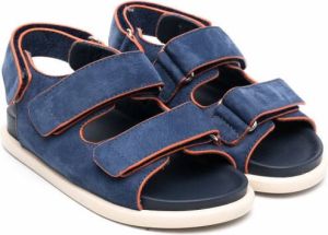 MONTELPARE TRADITION touch-strap sandals Blue
