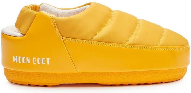 Moon Boot Evolution padded mules Yellow