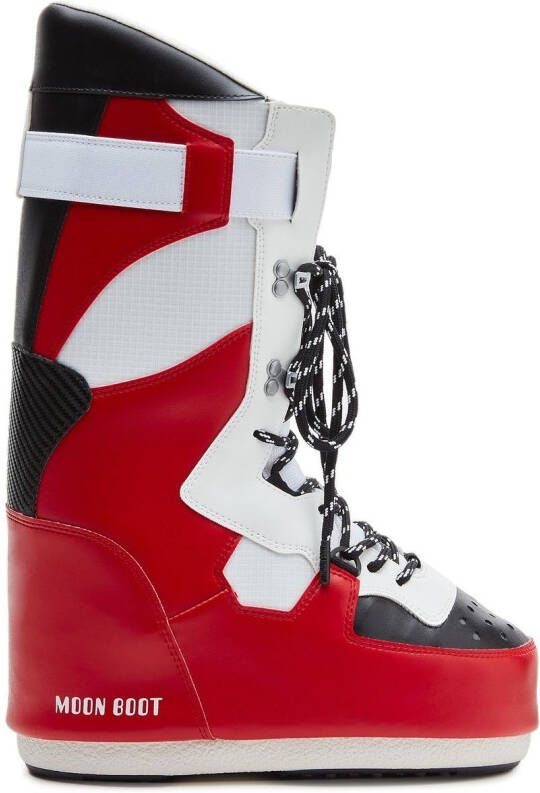 Moon Boot high padded sneaker boots Red