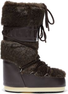 Moon Boot Icon faux-fur snow boots Brown