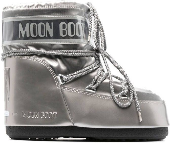 Moon Boot Icon Low snow boots Silver