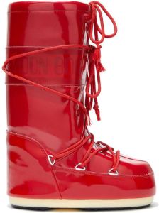 Moon Boot Icon lace-up snow boots Red