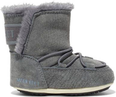 Moon Boot Kids Crib suede boots Grey