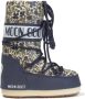 Moon Boot Kids Icon floral-print snow boots Blue - Thumbnail 1